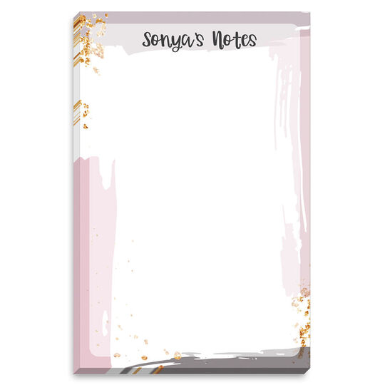 Abstract Brush Strokes Notepads